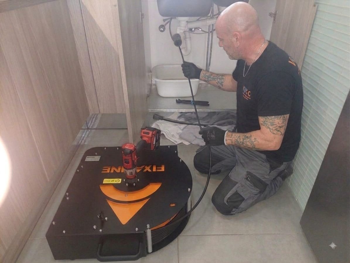 VUK-RD odštopavanje — električni stroj za odštopavanje ispod sudopera